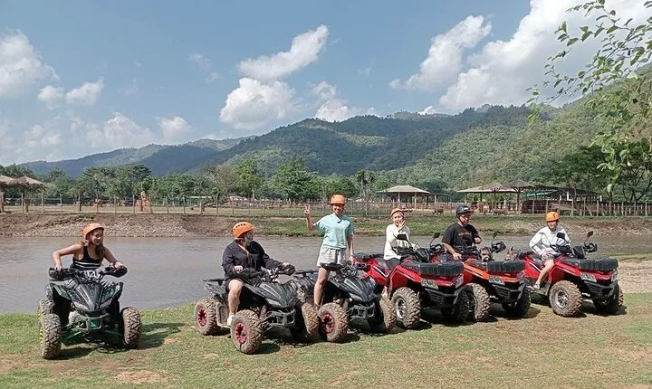 Chiang Mai : ATV & White Water Rafting & Trekking to Waterfall
