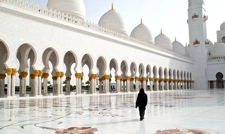 From Dubai: Abu Dhabi Day-Trip Grand Mosque, Royal Palace & Lunch