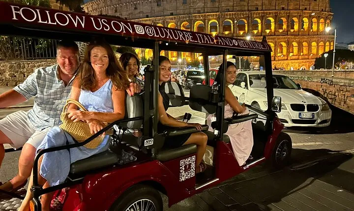 Rome by Night: Golf Cart Tour