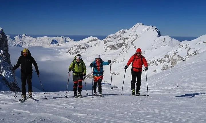 Unforgettable Ski Touring Traverse-Snowy Embrace of Triglav National Park