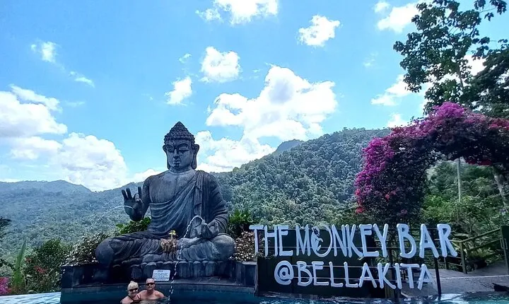 Monkey Bar and snorkling adventure at blue lagoon.