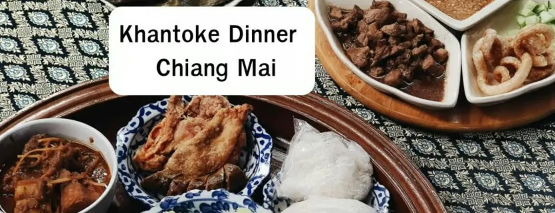 Traditional northern Thai dinner with cultural show