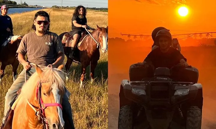 1 hour of ATV + 1 hour horse ride-- free videos and pictures