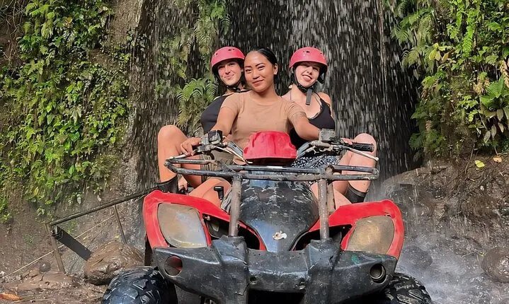 Private Guided Bali Swing and Waterfall Tour with ATV Quad Bike