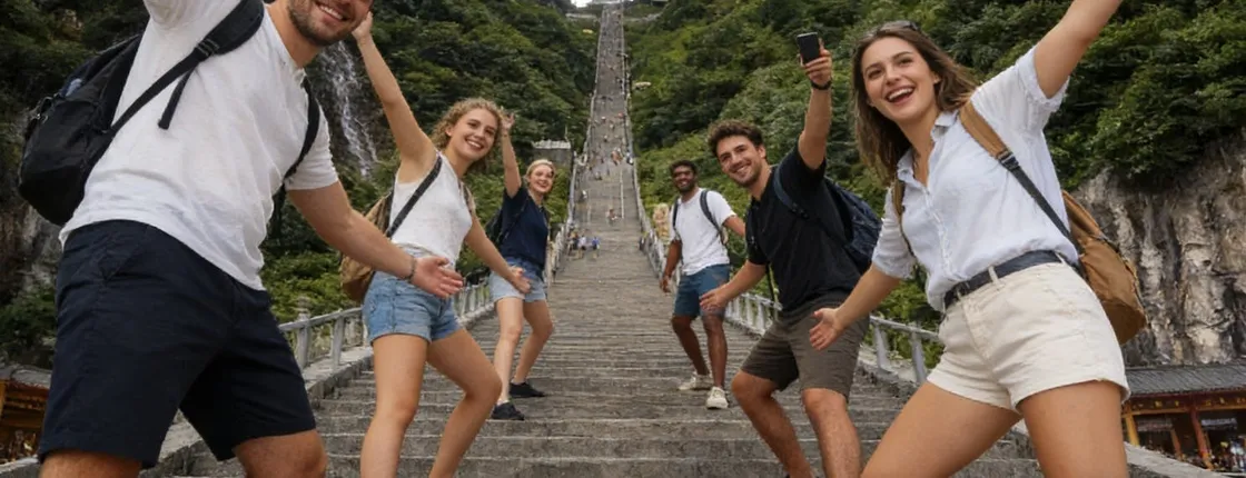 Tianmen Mountain private tour with cableway ride and live musical show