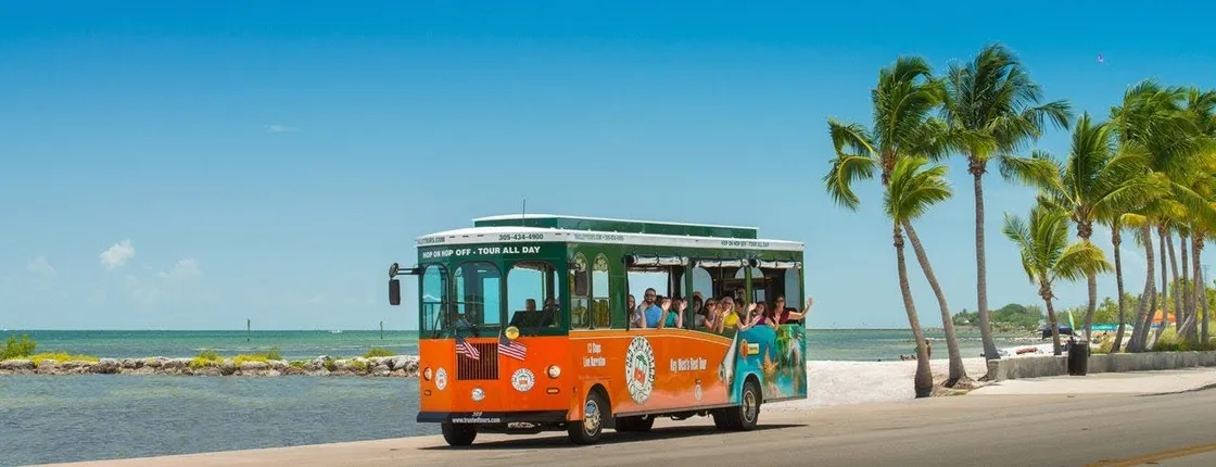Key West day trip and hop-on hop-off trolley