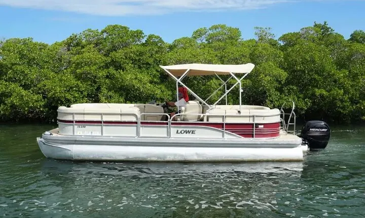 Key West: 22ft Premier Pontoon Rental 115 HorsePower 10 passengers