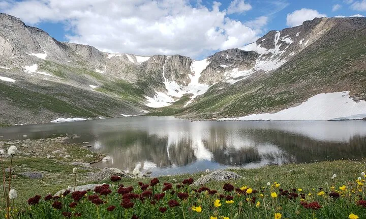 Mount Blue Sky 14,265ft Summit and Glacial Lakes