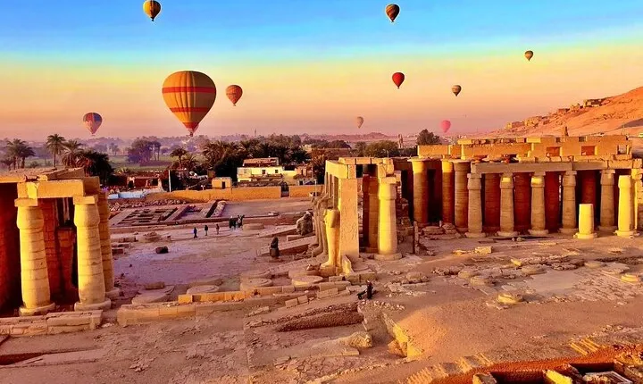 Luxor to Aswan 4-Night Nile Cruise from Hurghada Free Balloon