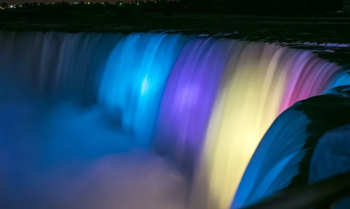 Toronto to Niagara Falls: Evening Tour with Cruise & lights Show