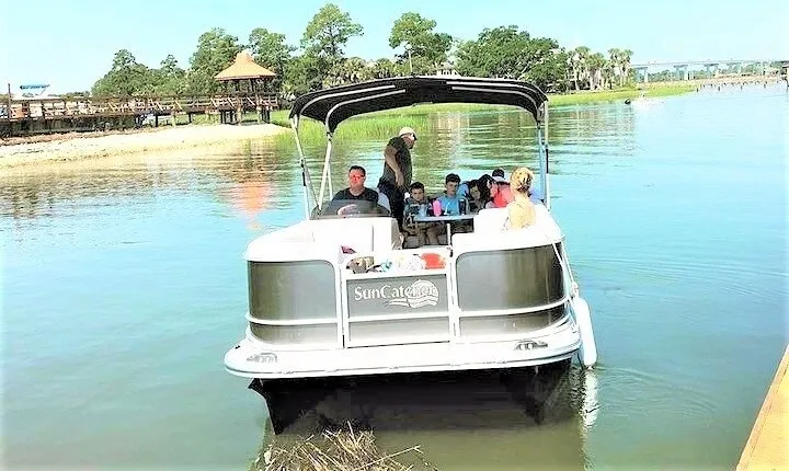 2-Hour Private Hilton Head Pontoon Boat Rental