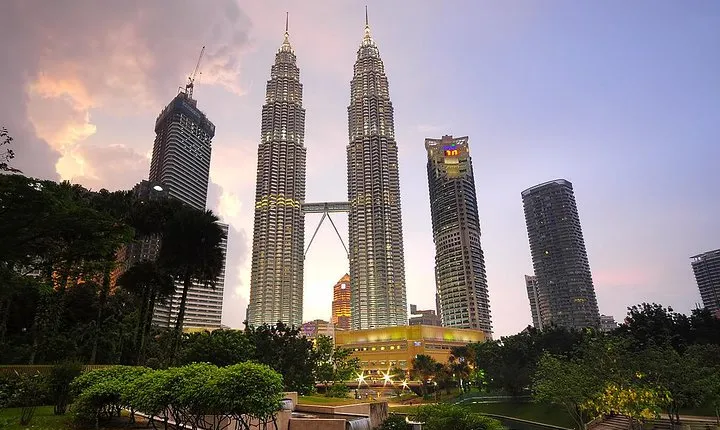 KL Tower in the evening with local street tour