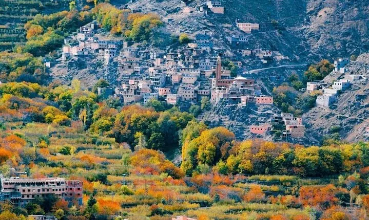 Marrakech: Atlas Mountains & Valleys Waterfall Hike & Lunch 