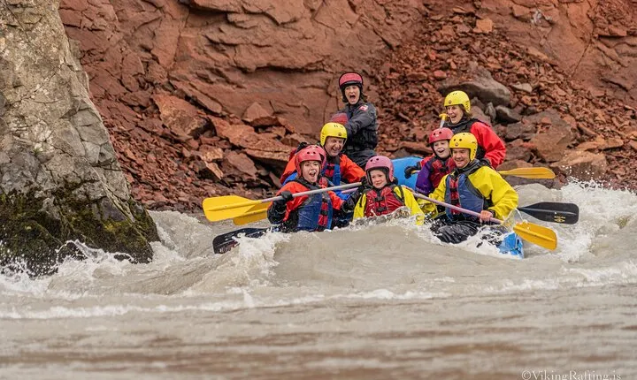 Family Rafting Day Trip from Hafgrímsstaðir: Grade 2 White Water Rafting on the West Glacial River