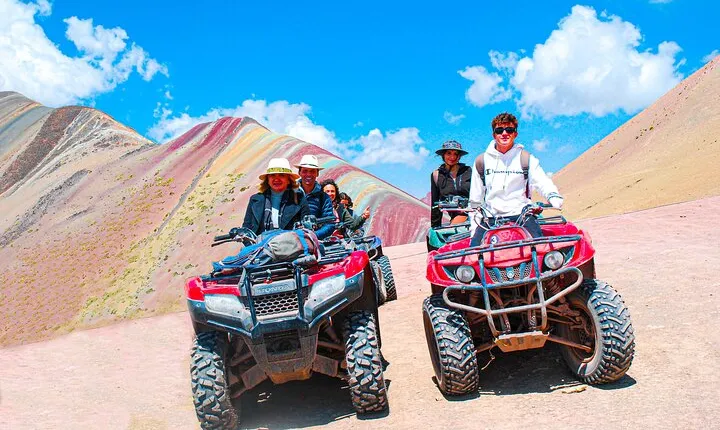 From Cusco: Vinicunca Rainbow Mountain ATV Tour with Meals
