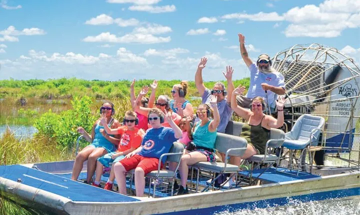 Everglades Express From Miami with Safari Airboat Ride