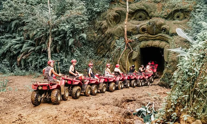 Bali ATV Ride in Ubud through Tunnel, Rice Fields, Puddles
