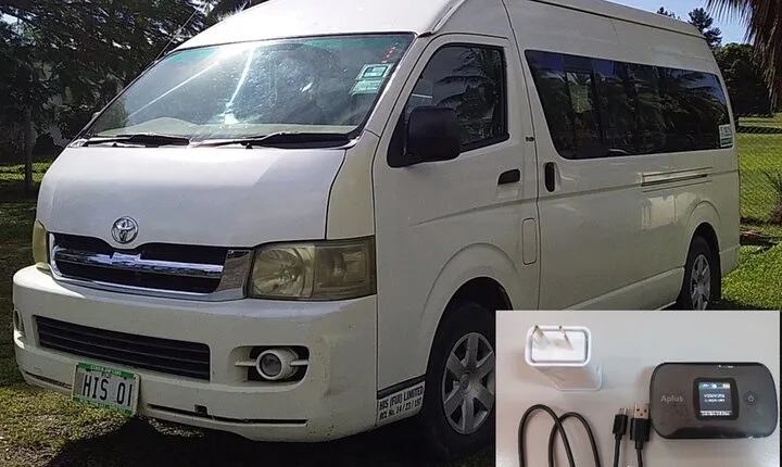 Private Round-trip Nadi Airport to Hotels+Unlimited Data Pocket Wi-Fi rental