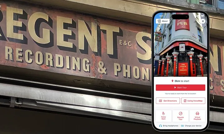 Rock ‘n’ Roll London: An Audio Tour through Soho and Mayfair