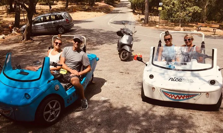 French Riviera Famous Cities Scoot Coupe Tour from Nice