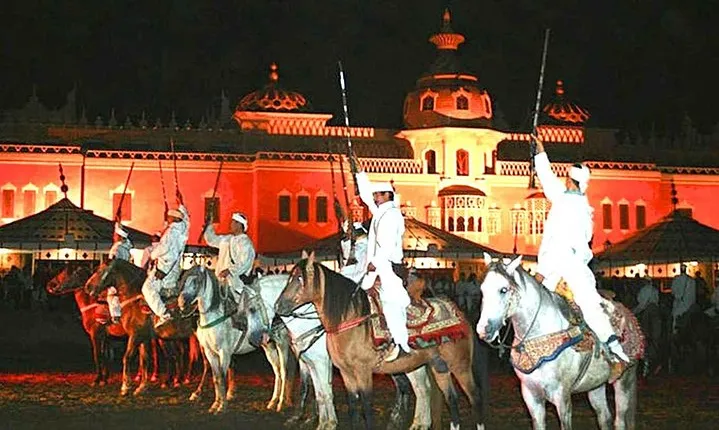 Fantasia Show Chez-Ali Moroccan Restaurant in Marrakech