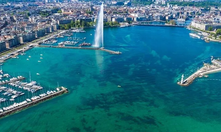 Geneva By E Bike United Nations Old Town Lake Fountain