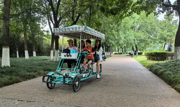 Xi'an: Hisotry and Bike Tour in Tang Daming Palace Heritage Park