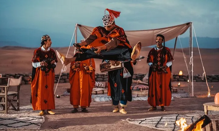 Desert Agafay Dinner Show and Camel Ride with Magical view
