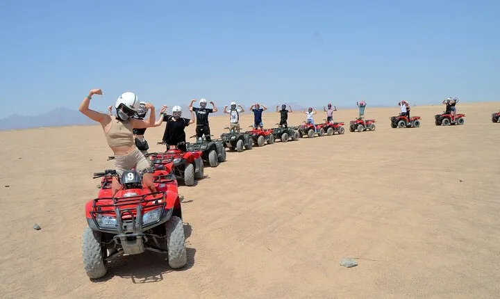 Hurghada Desert Safari on Quad Bikes With Camel for 3 Hours