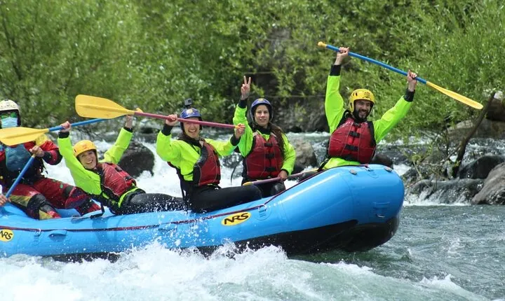 Winter Rafting River Trancura