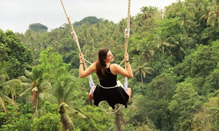 Ubud Village, Rice Terrace and Ubud Swing with It Bird Nest