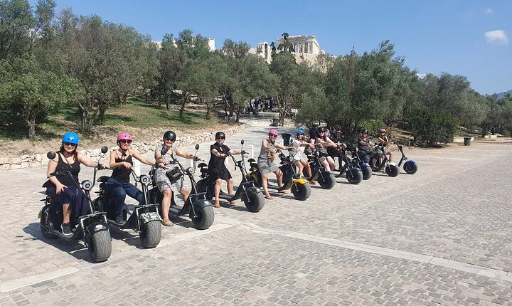 Acropolis E Bike Adventure and Private Athens Seaside Tour