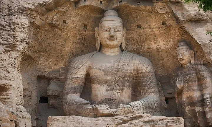 Beijing Bullet Train to Datong Yungang Grottoes & Nine Dragon Screen Day Tour