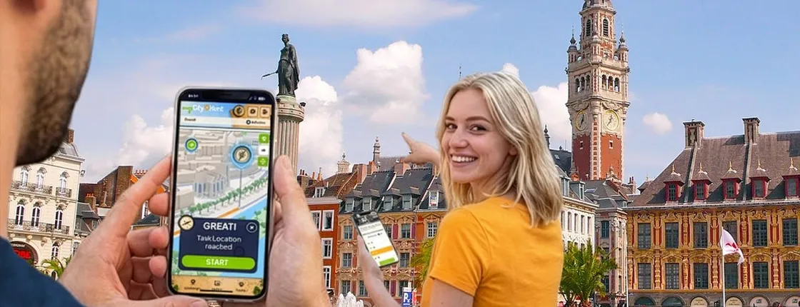 Self-guided digital scavenger hunt in Lille