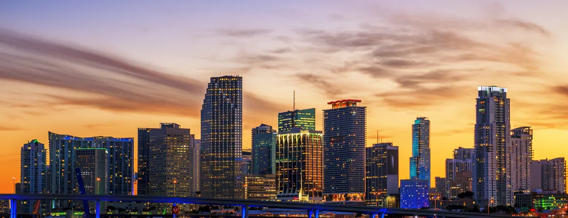 Miami sunset cruise with optional upgrade to Hard Rock Cafe & Sky Wheel
