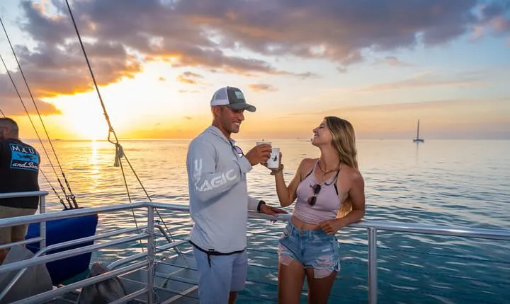 Champagne Sunset Catamaran Cruise in Key West 