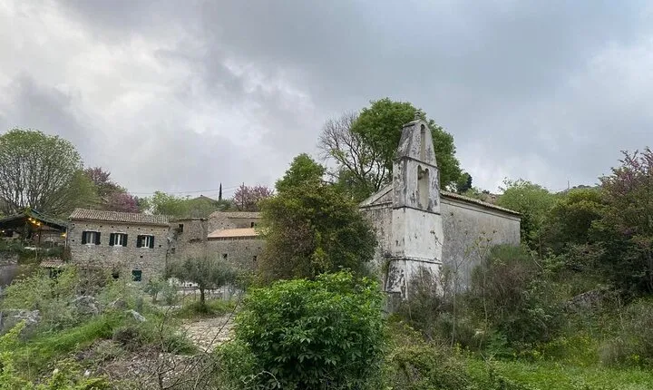 Old Perithia the Ghost Town and Northeast of Corfu