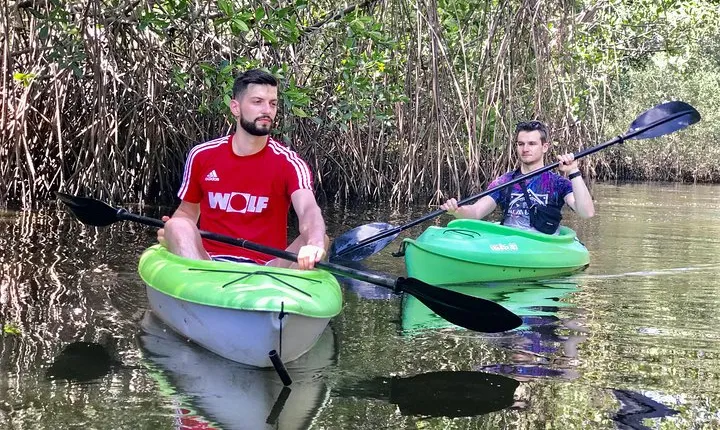 Kayak Private tour at Juan Venado Island