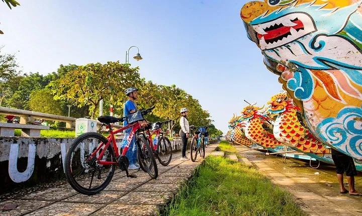 Hue Day Tour - Bike to Thuy Bieu Village