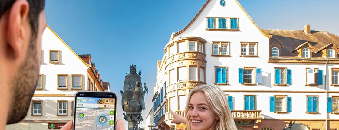 Self-guided digital scavenger hunt in Kaiserslautern