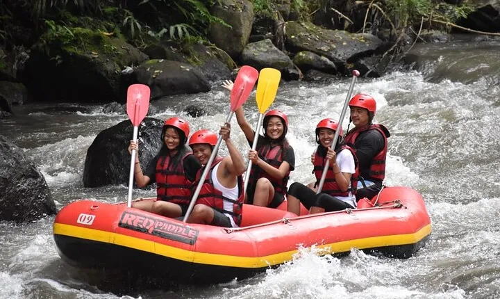 Bali Rafting + Rice Terrace + 1,5Hrs Balinese Massage + Lunch