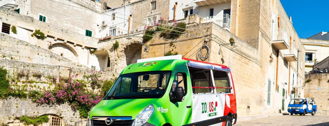 Matera sightseeing tour by open-top bus