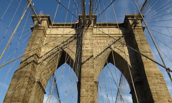 Walking tour in Manhattan Brooklyn Bridge and Waterfront