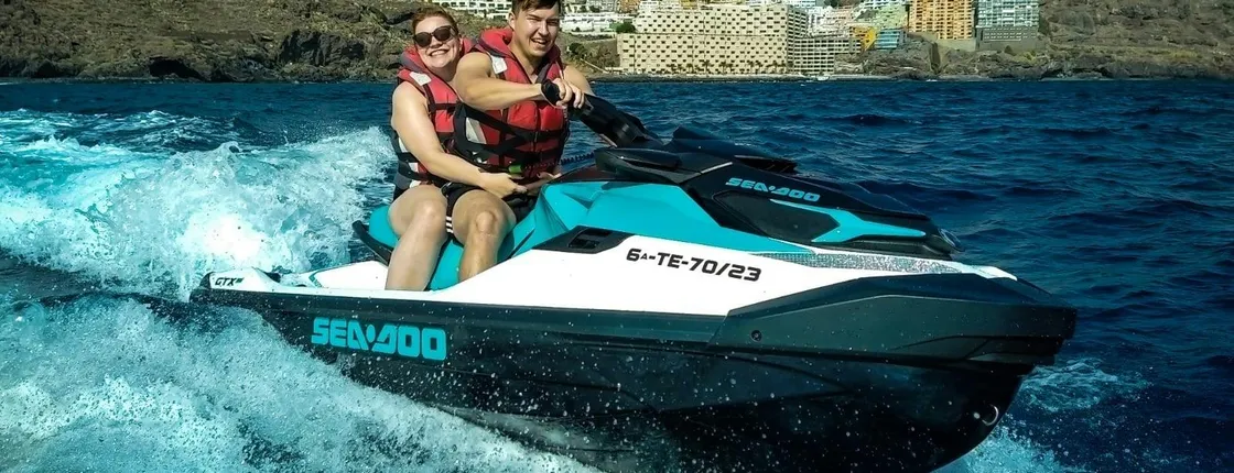 Jet-skiing from Radazul in Tenerife