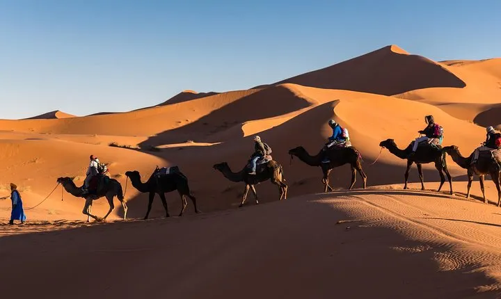 Private 3-days Desert tour from Zagora to Erg chigaga Dunes & Camel trek