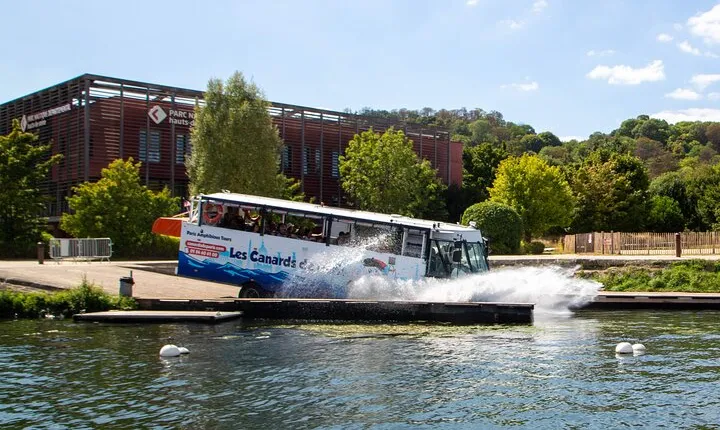 Tours of Paris and the Hauts-de-Seine in an Amphibious Bus