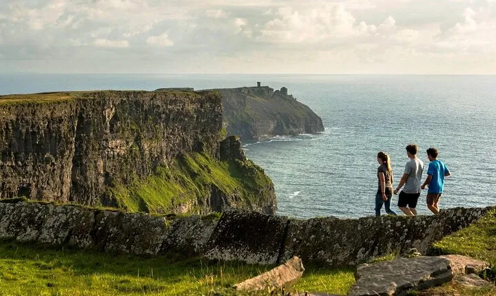 Cliffs of Moher walk with local farmer. Clare. Guided. 3.5 hours.