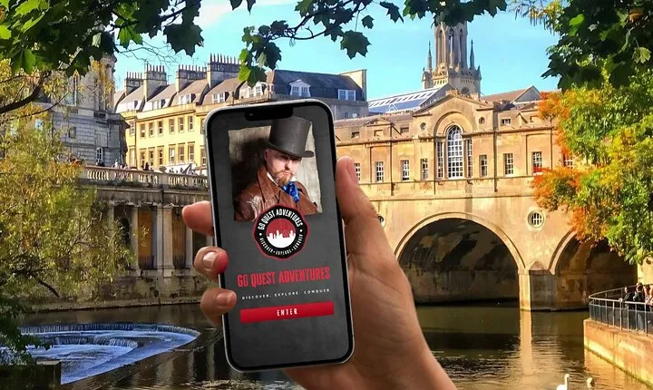 Bath Quest: Self Guided City Walk & Immersive Treasure Hunt