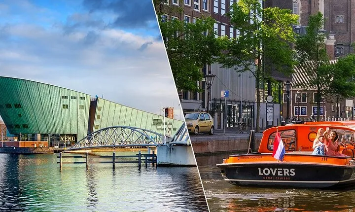 Nemo Science Museum and 1 Hour Canal Cruise Ticket in Amsterdam
