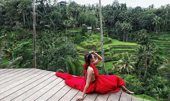 Day Trip to Ubud Rice Terrace Temple and Waterfall